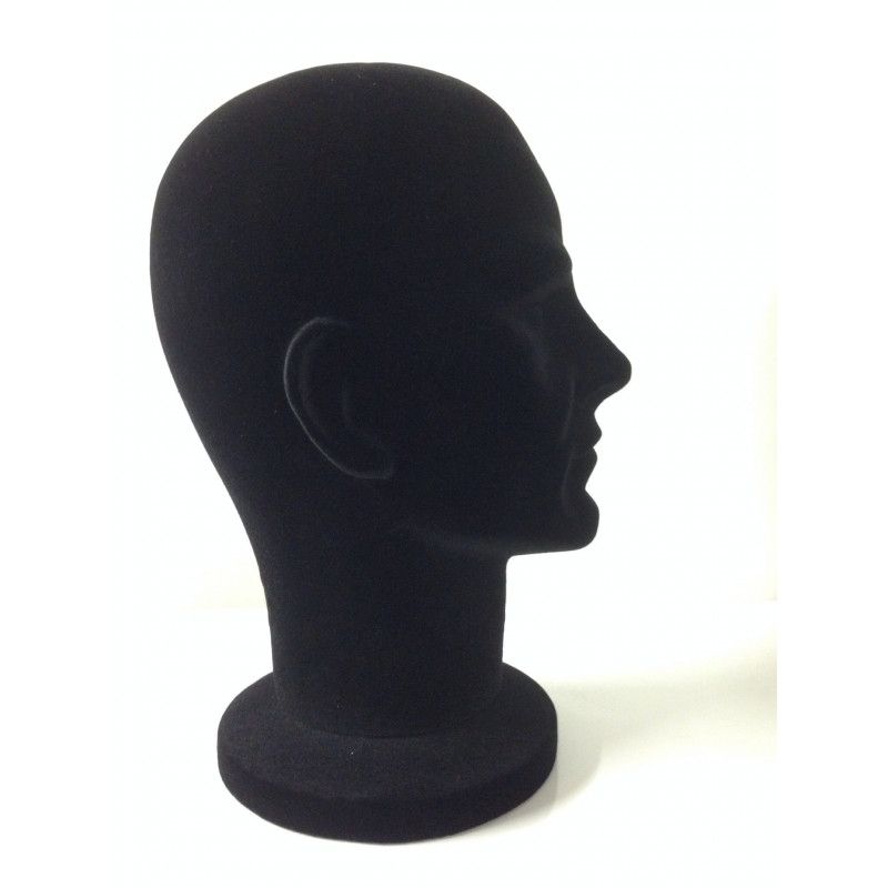 Image 1 : Tete mannequin vitrine homme couleur ...