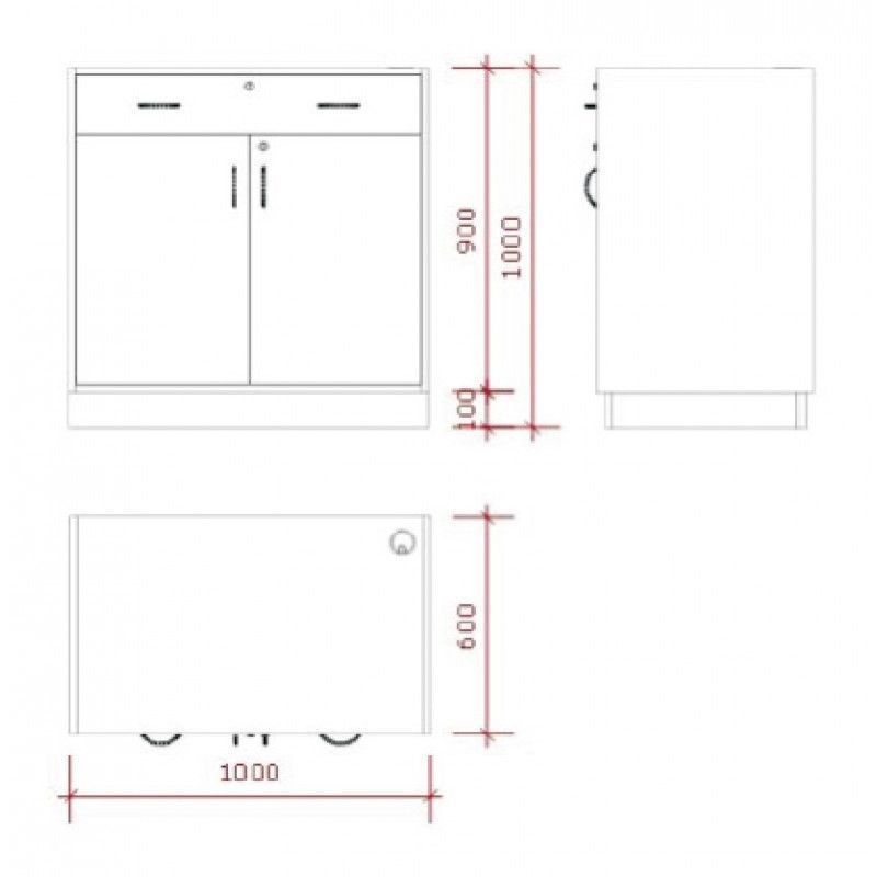 Image 2 : Afmetingen:Breed: 100 cmHoog: 100 ...