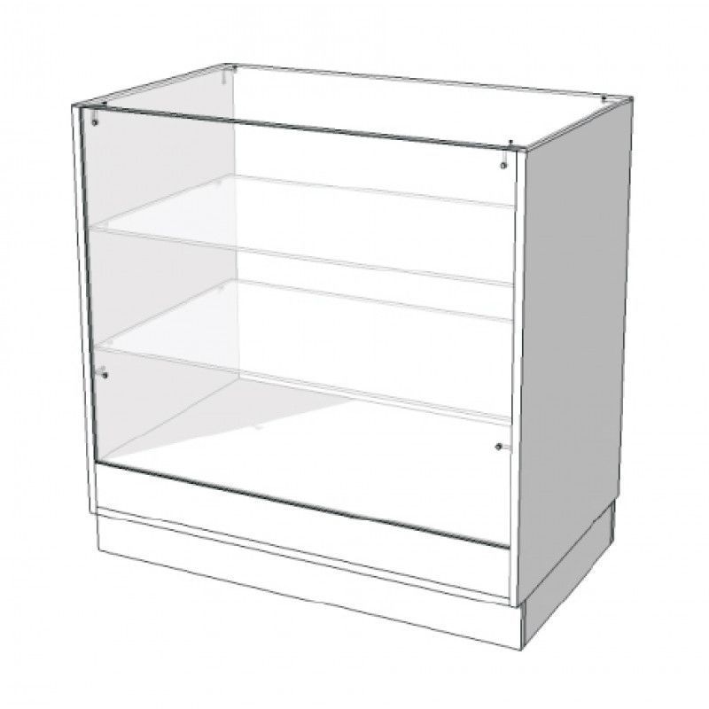 Image 2 : Weißes Thekendisplay mit einer ...