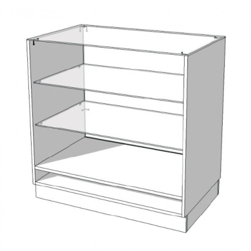 Image 3 : Weißes Thekendisplay mit einer ...