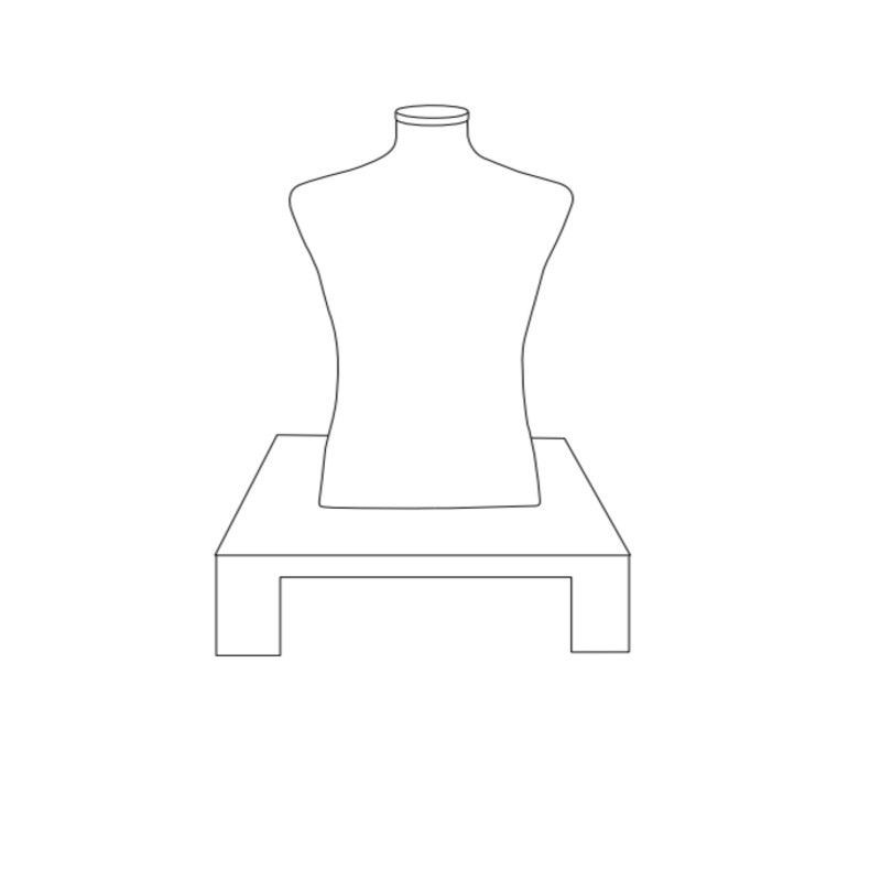 Image 2 : Torso 3/4 mannequin homme ...