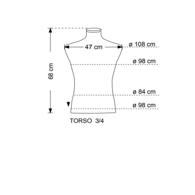 Image 2 : Torso 3/4 mannequin homme ...
