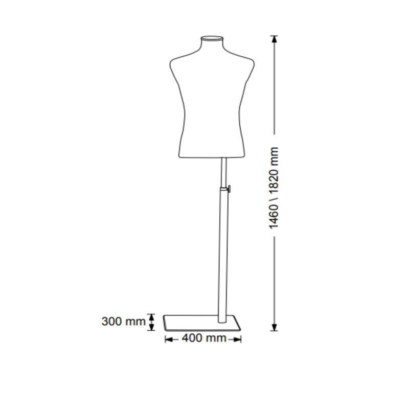 Image 1 : Maniquí para senor 3/4 ...