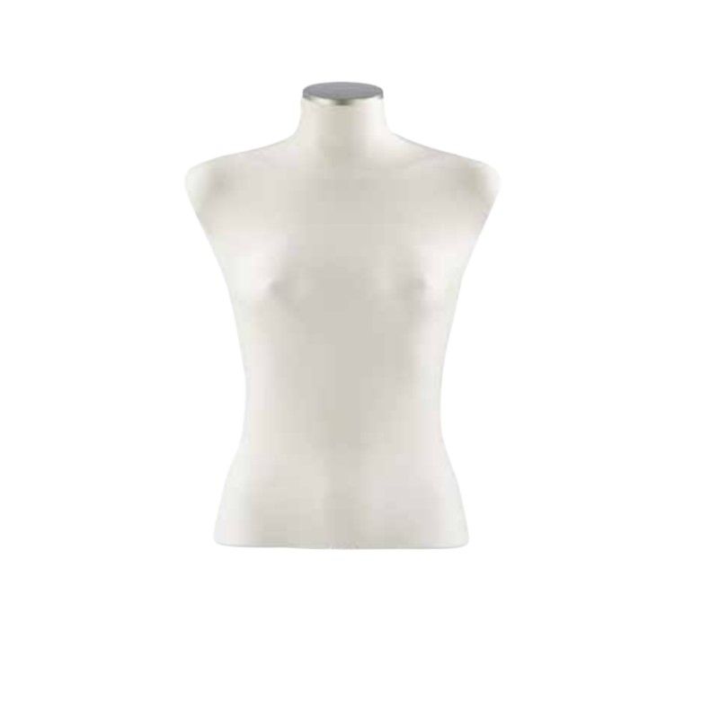 Torso ivory woman mannequin : Bust shopping