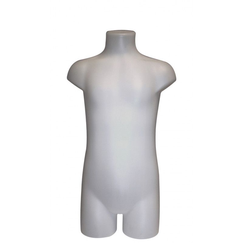 Torso maniqui nino 4-6 anos de plastico blanco : Bust shopping