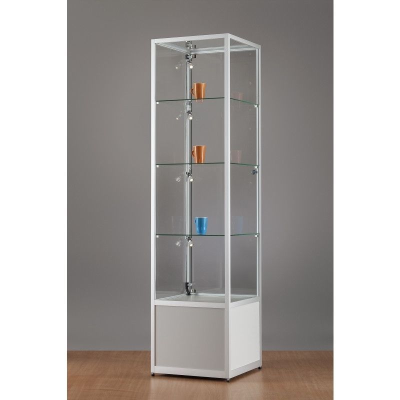 Image 1 : Colonna di vitrinna in alluminio ...