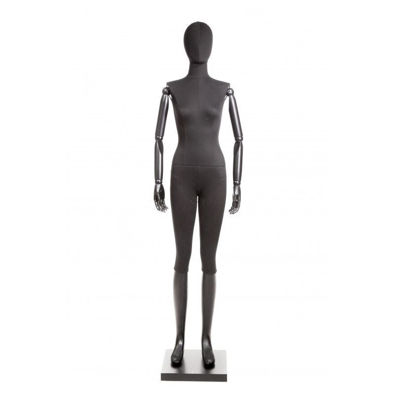 Vintage damen schaufensterfiguren schwarz fabrik : Mannequins vitrine