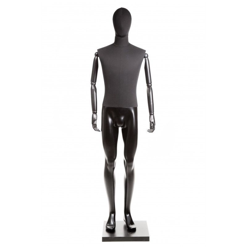 Vintage style mannequins male with back fabrik : Mannequins vitrine