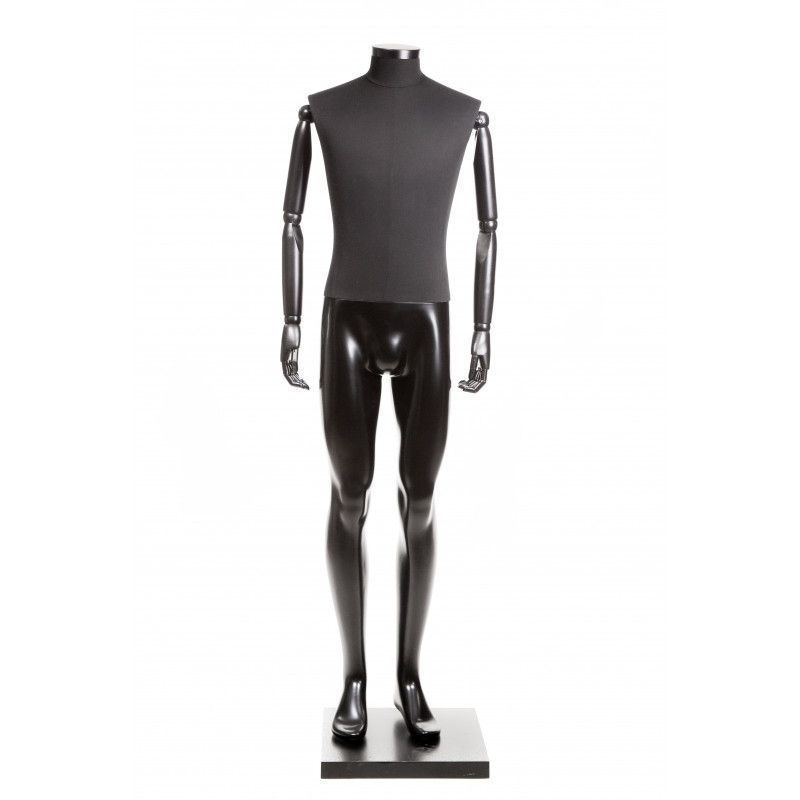 Image 1 : Male Mannequin with black fabric ...
