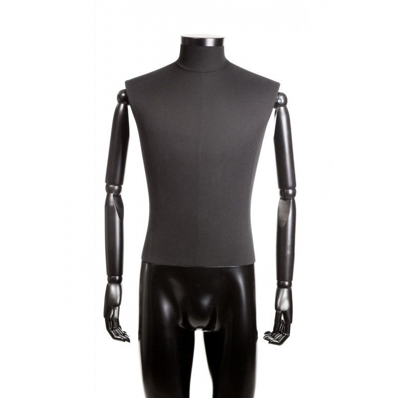 Image 2 : Male Mannequin with black fabric ...
