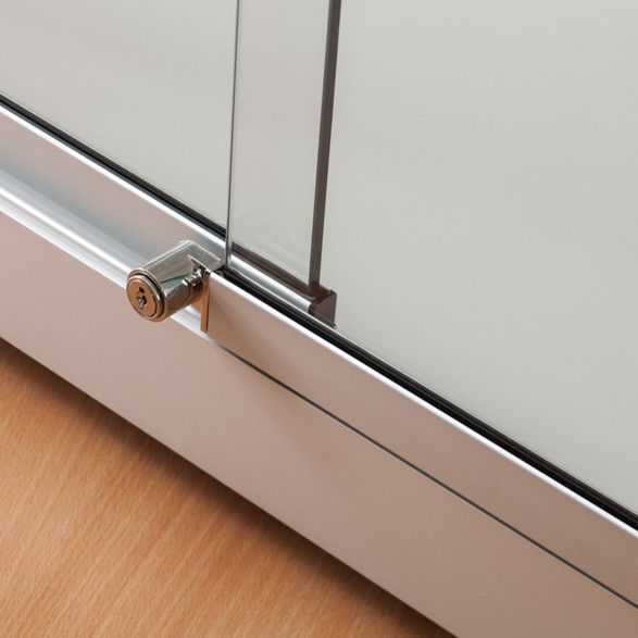 Image 3 : Vitrina blanca con compartimento de ...