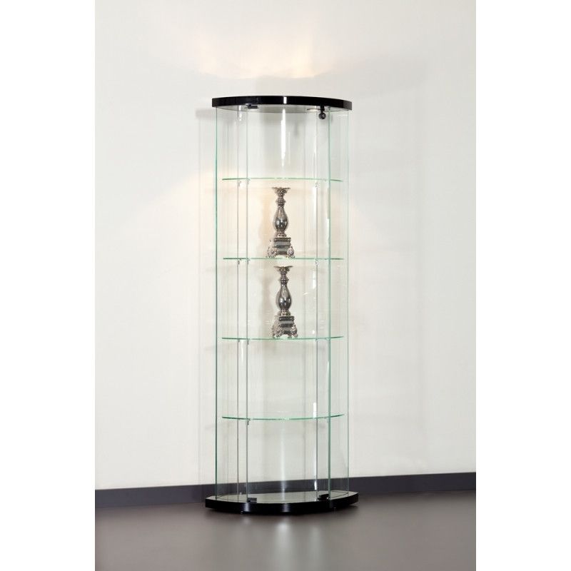 Vitrine d'angle 64 cm pour magasin : Vitrine
