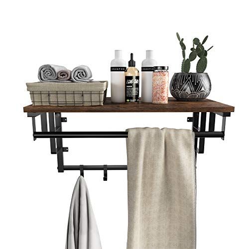 Image 4 : Wall coat rack with vintage ...