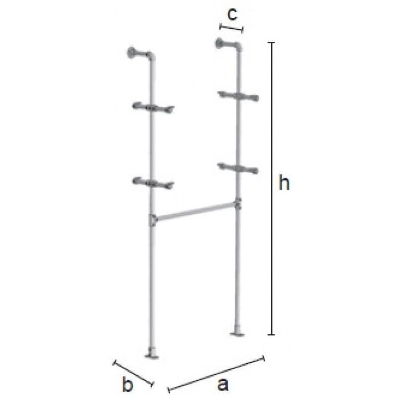 Image 1 : Wall stand for clothes made ...