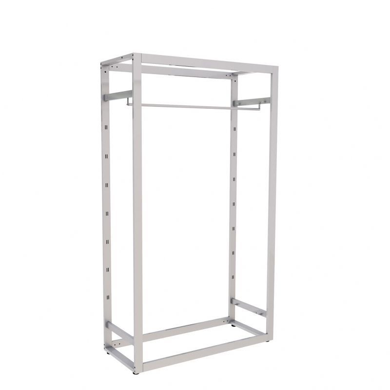 Wandgondeln weiss metal H 185 x 108 x 45 CM : Mobilier shopping