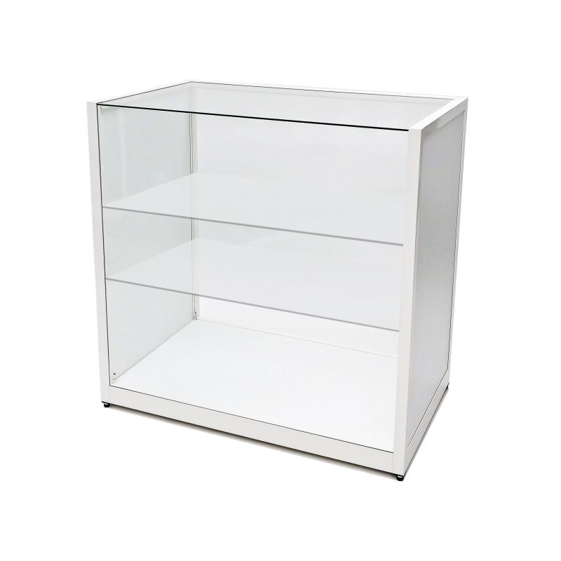 Weiss Glass Thekenanlge 100cm : Comptoirs shopping