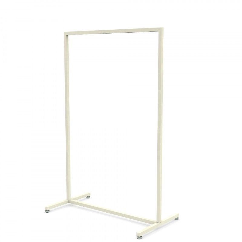 White clothing rail 90cm x 155cm : Portants shopping