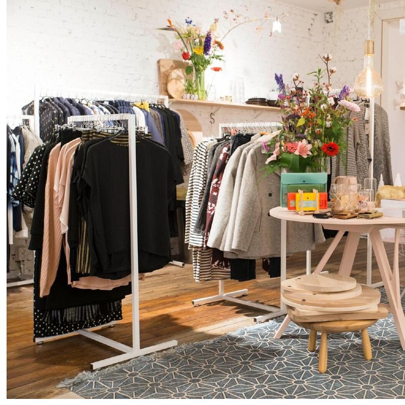 Image 6 : Clothing rail for retail stores ...