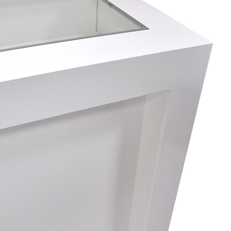 Image 4 : White counter with drawer and ...
