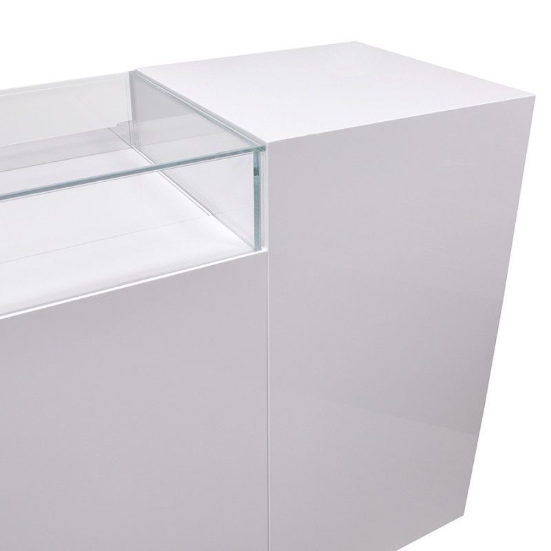 Image 2 : White gloss counter for store ...