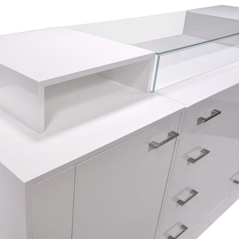 Image 3 : White gloss counter for store ...