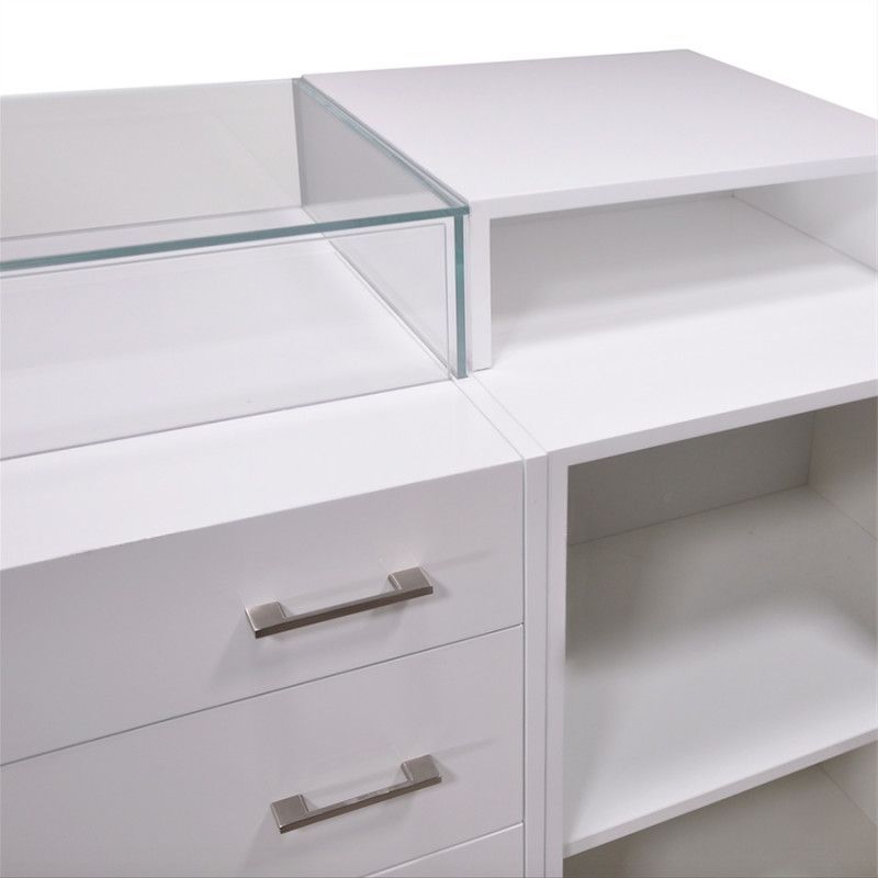 Image 4 : White gloss counter for store ...