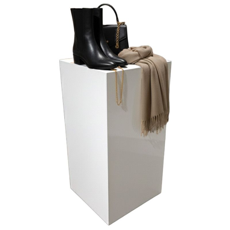 Image 5 : Podium - Gloss white - 50 x ...