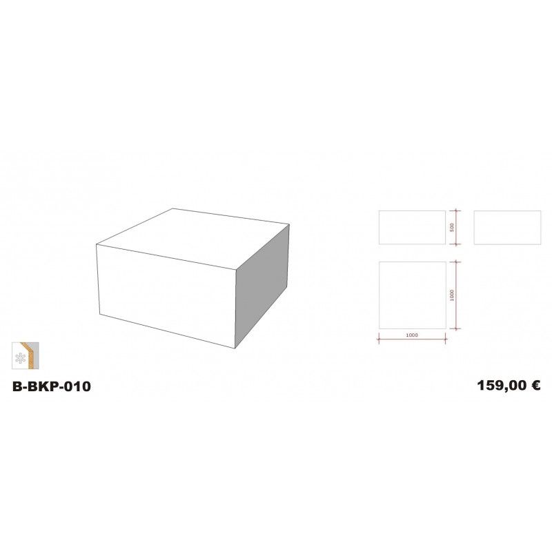 Image 1 : Podium white glossy 100 x ...