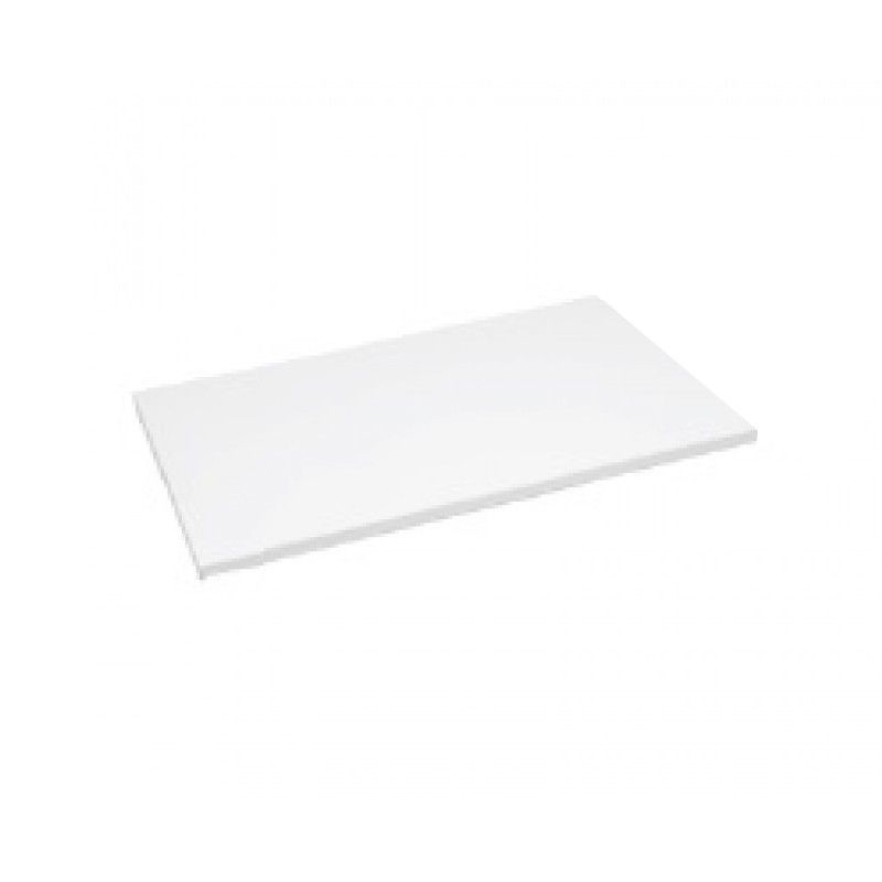 White glossy shelf 60 cm : Presentoirs shopping
