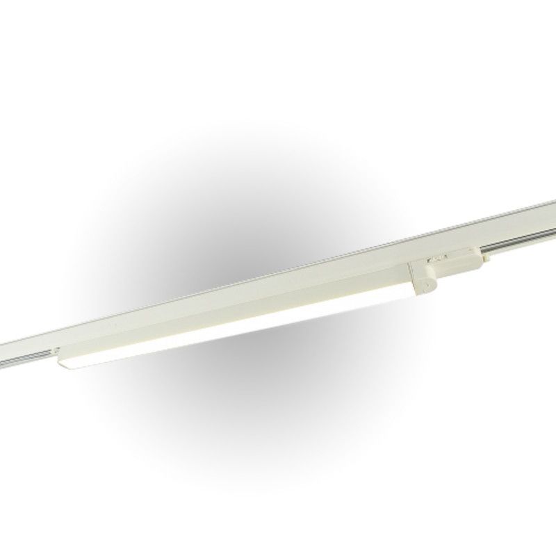 White linear led light rail 120 cm 3500 Kelvin 30W : Spots