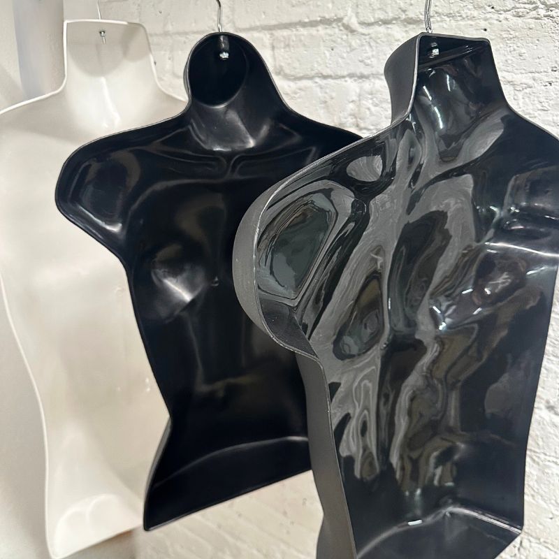 Image 3 : White male mannequin bust with ...