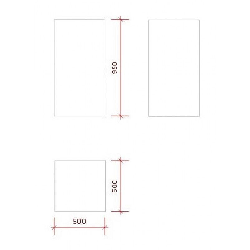 Image 2 : Store podium white, Width 50 ...