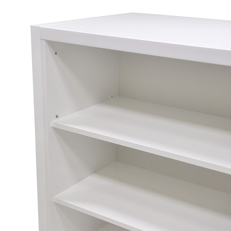 Image 2 : Store counter, white finish - measurements ...