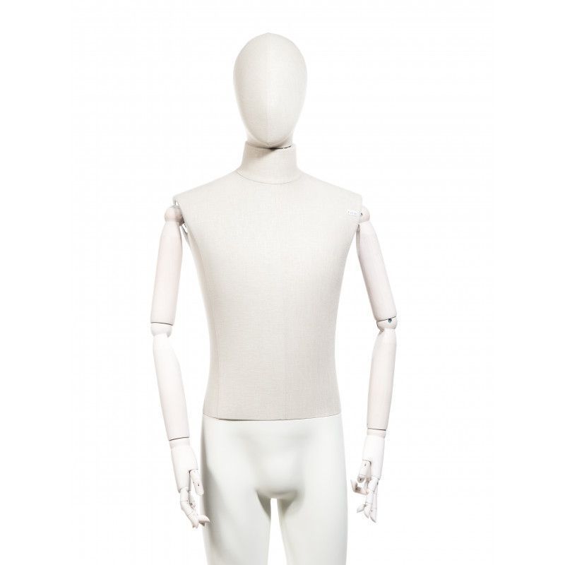 Image 2 : Vintage style mannequin with wooden ...