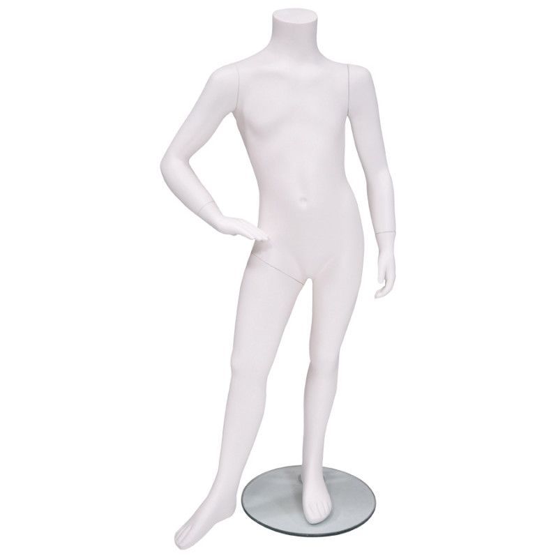 Window mannequin child 6 years old white color : Mannequins vitrine