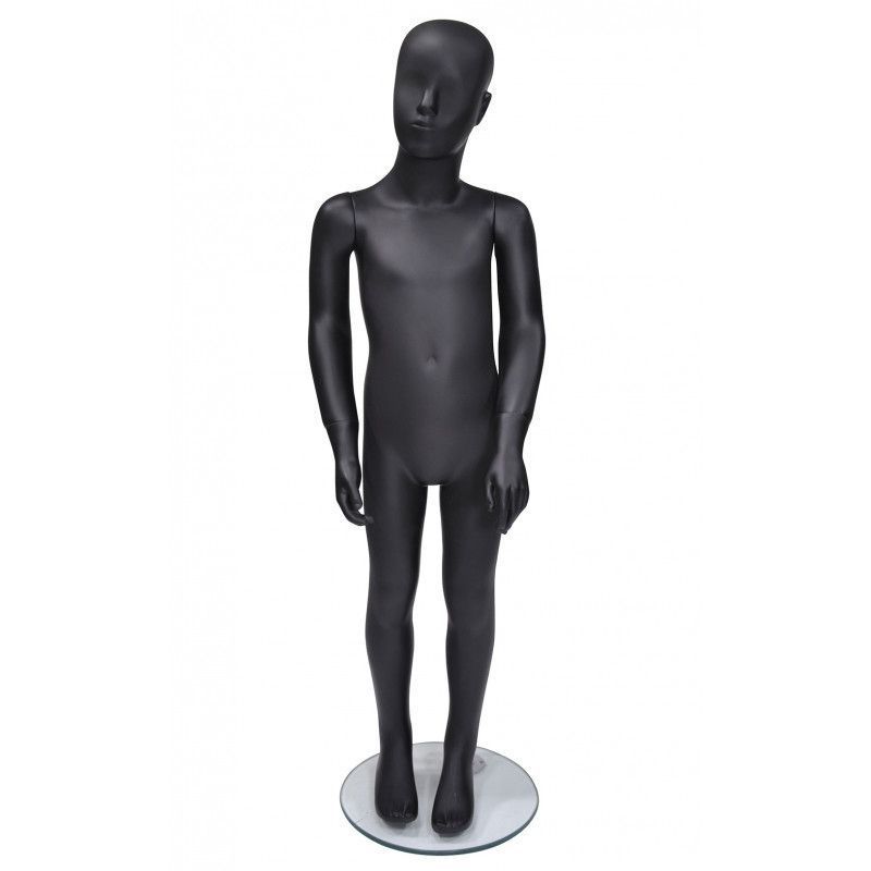 Window mannequins kids 4 years black finish : Mannequins vitrine