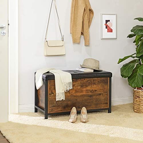 Image 3 : Wooden bench with storage box ...