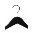 Image 1 : x10 black wooden hangers for ...