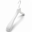 Image 1 : 10 Cintres en bois blanc ...