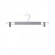 Image 0 : 10 Grey Wooden Clip Hangers ...