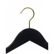 Image 1 : Pack of 10 Black hangers ...