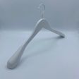 Image 5 : Professional white wooden hangers with ...
