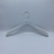 Image 3 : 10 White wooden hangers with ...