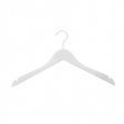 Image 0 : Professional white wooden hangers measures ...