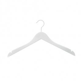 PROEFESSIONELL KLEIDERBUGEL - SHIRT KLEIDERBUGEL : 10 kleiderbugel weiss 44 cm