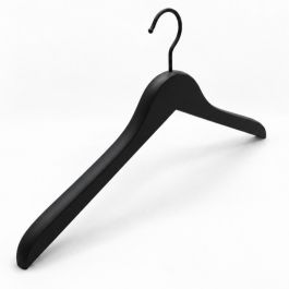 NOVEDAD : 10 percha de madera negro extreme 44 cm
