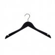 Image 0 : Black Wooden hanger for shirts ...