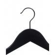 Image 1 : Black Wooden hanger for shirts ...