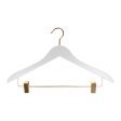 Image 0 : 10 wooden trouser hangers in ...
