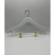 Image 1 : 10 wooden trouser hangers in ...